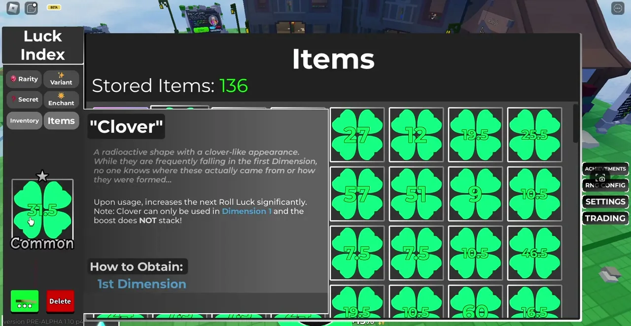 All Lucky Clovers 100