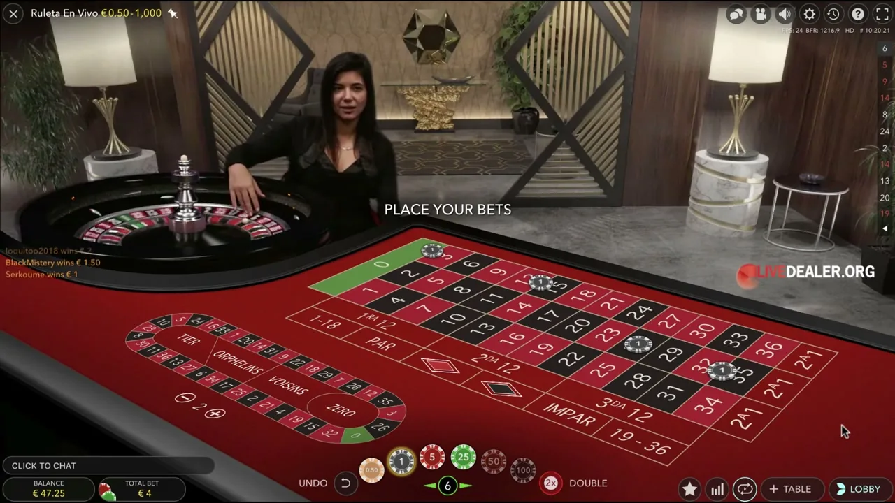 Ruleta En Vivo