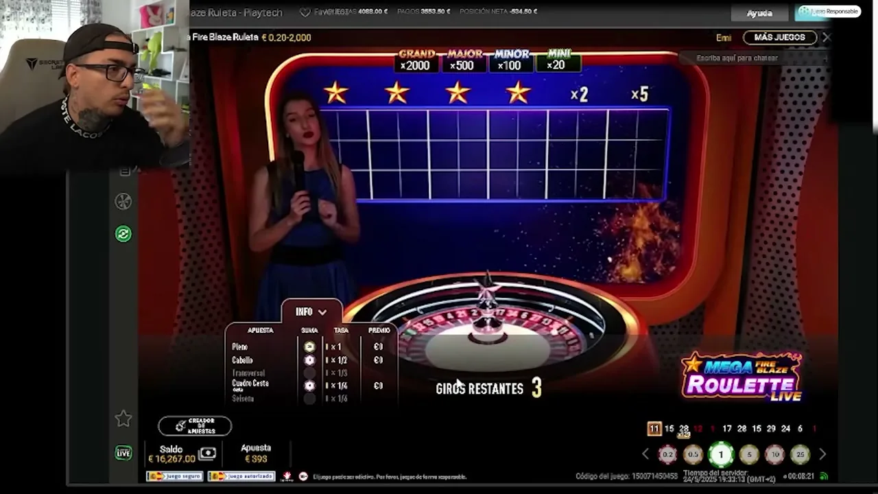 Ruleta Relámpago en Vivo