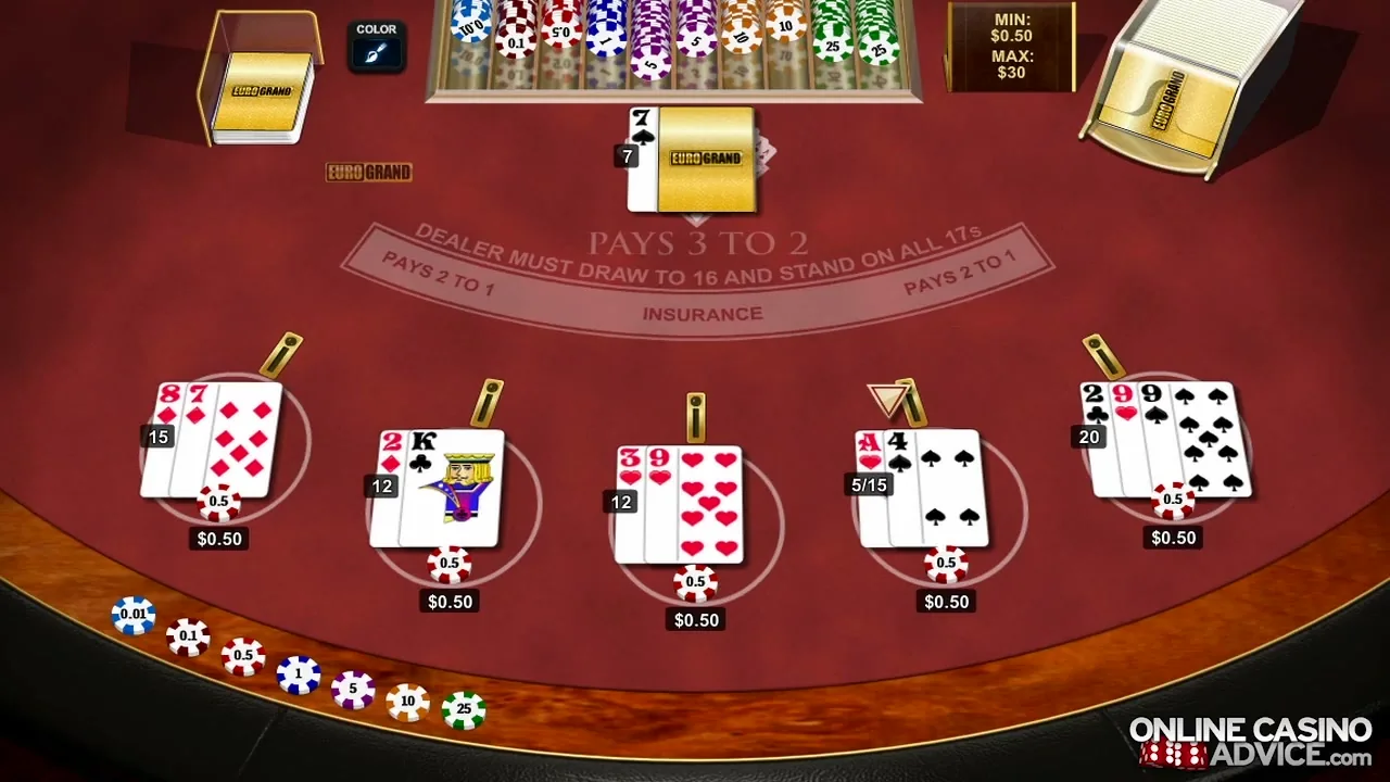 Surrender Multihand Blackjack
